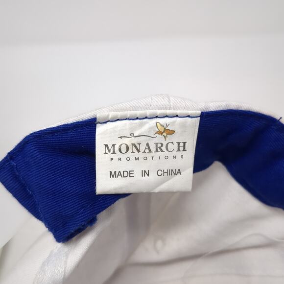 Saints Snapback Cap White One Size Adjustable Embroidered 6 Panel Monarch - Picture 10 of 11